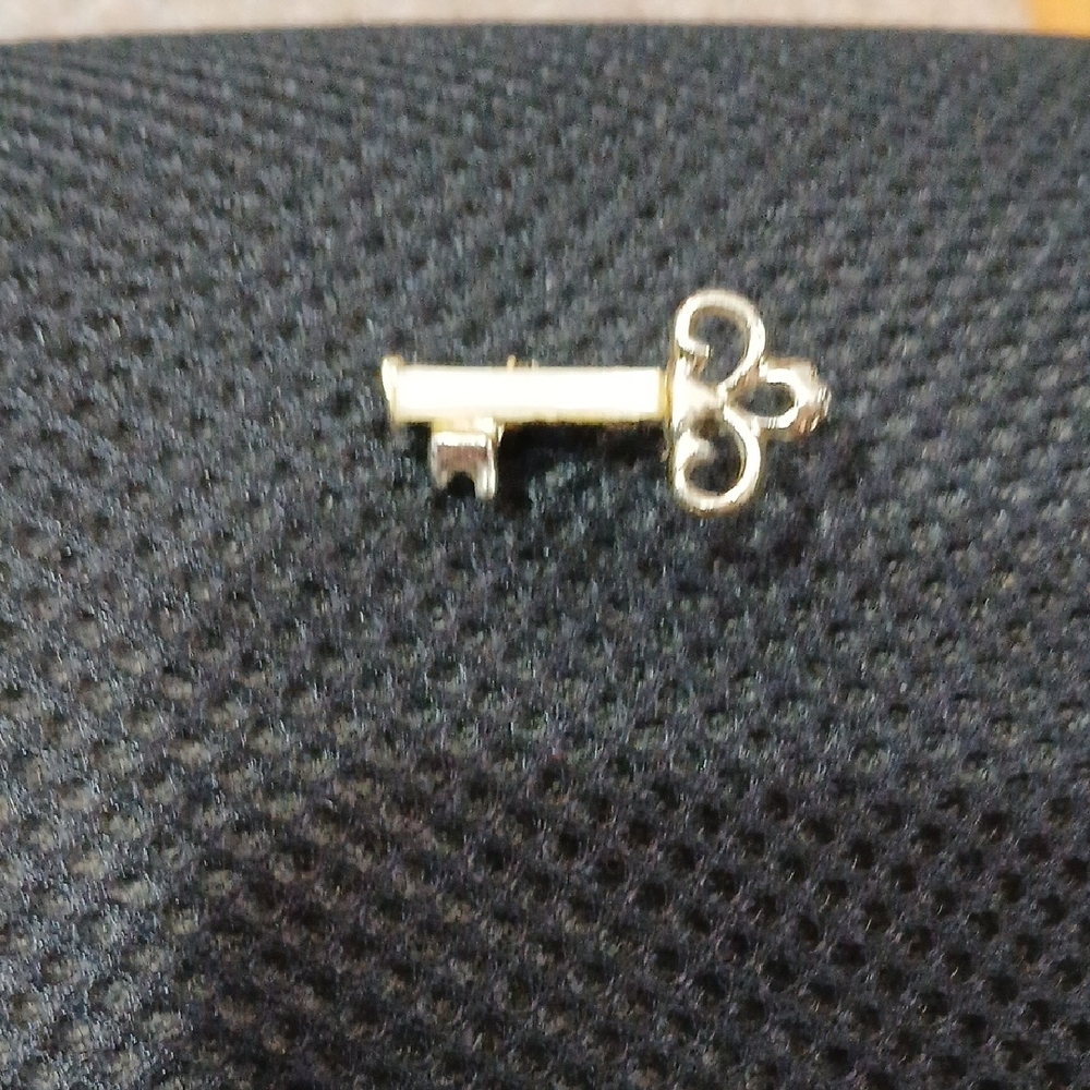 Silver Key Charm